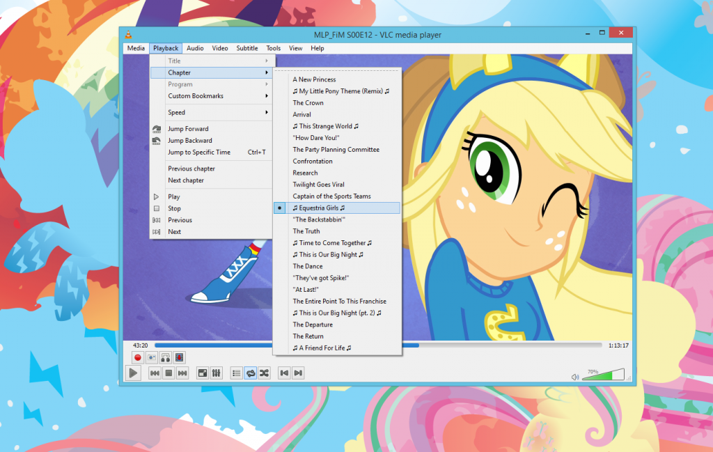 Equestria Girls Chapters