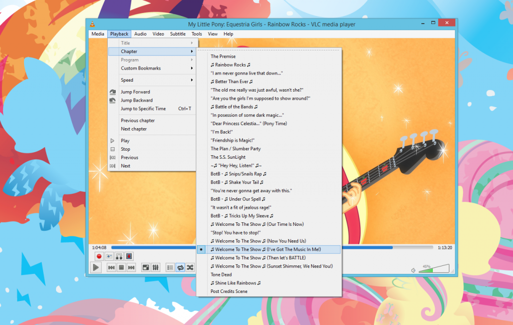 Rainbow Rocks Chapters